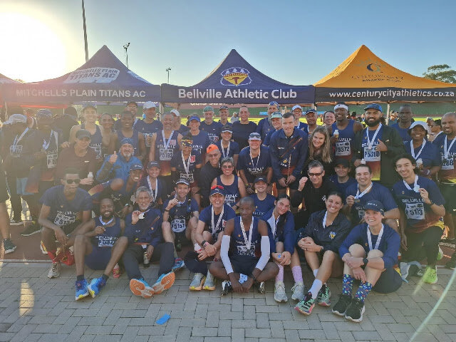 Bellville AC members and friends at a Western Cape race day